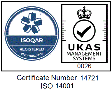 Click here to download our Certificate of registration for Environment Management Systems ISO14001